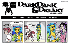 Tablet Screenshot of darkdankanddreary.com